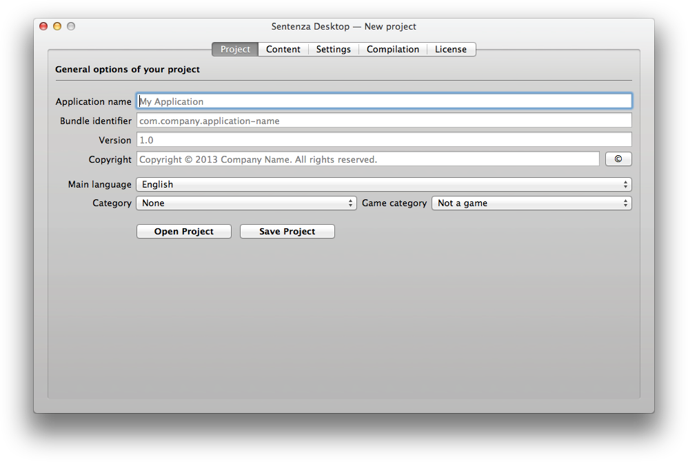 Sentenza Desktop for Mac - Screenshot